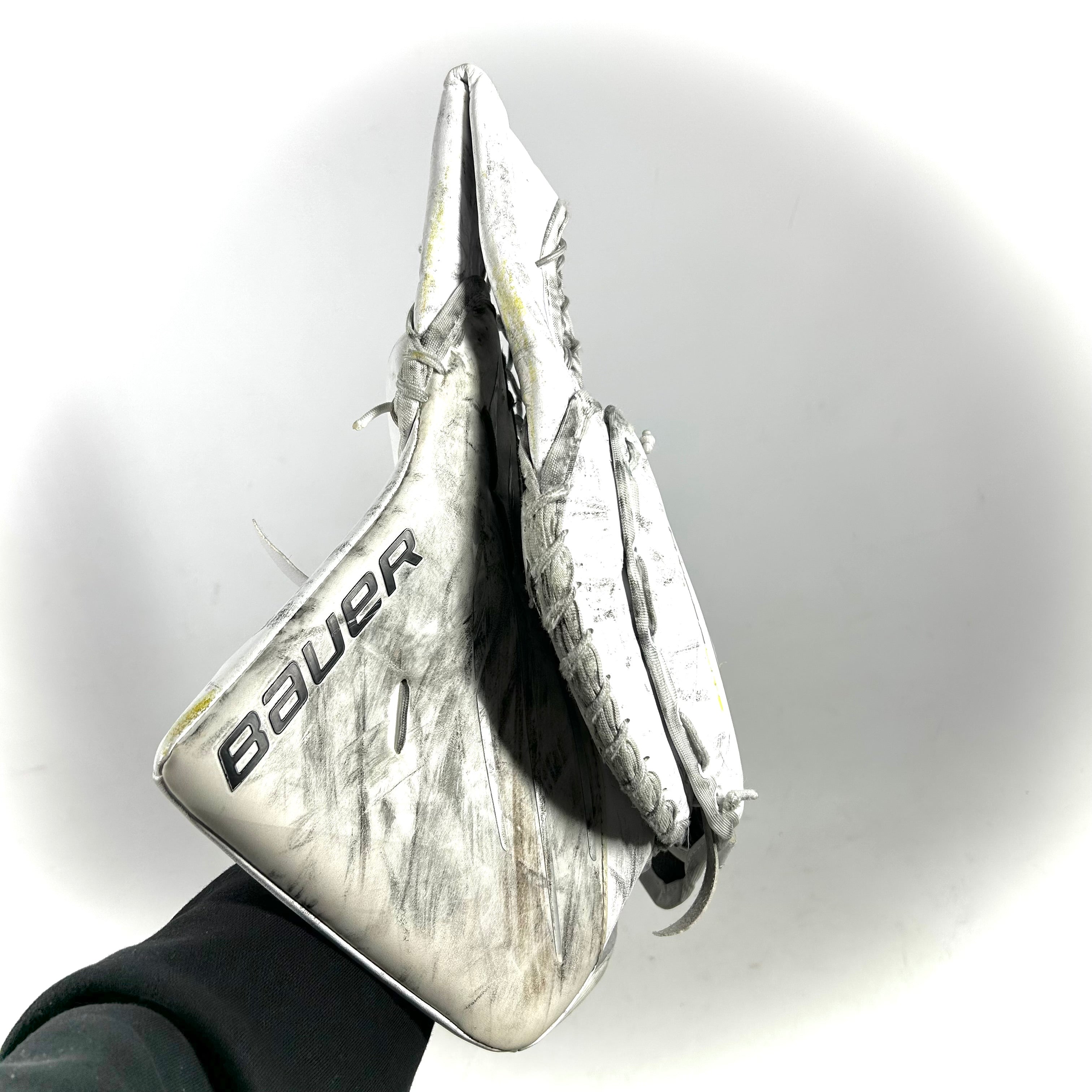 Bauer Vapor Hyperlite - Gant de gardien de but Pro Stock d'occasion (blanc)